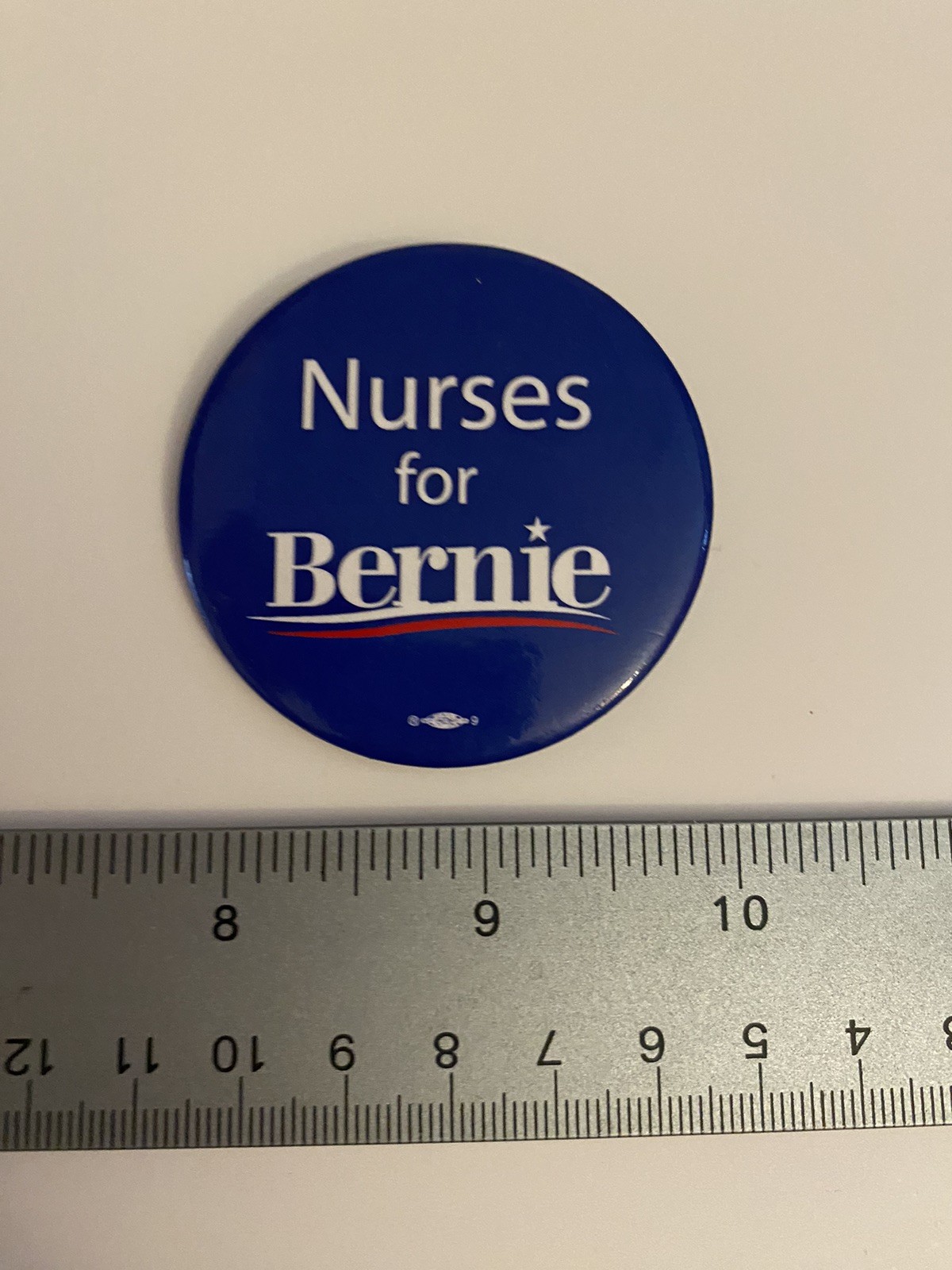 Nurses For Bernie Sanders Pin Back Button P82