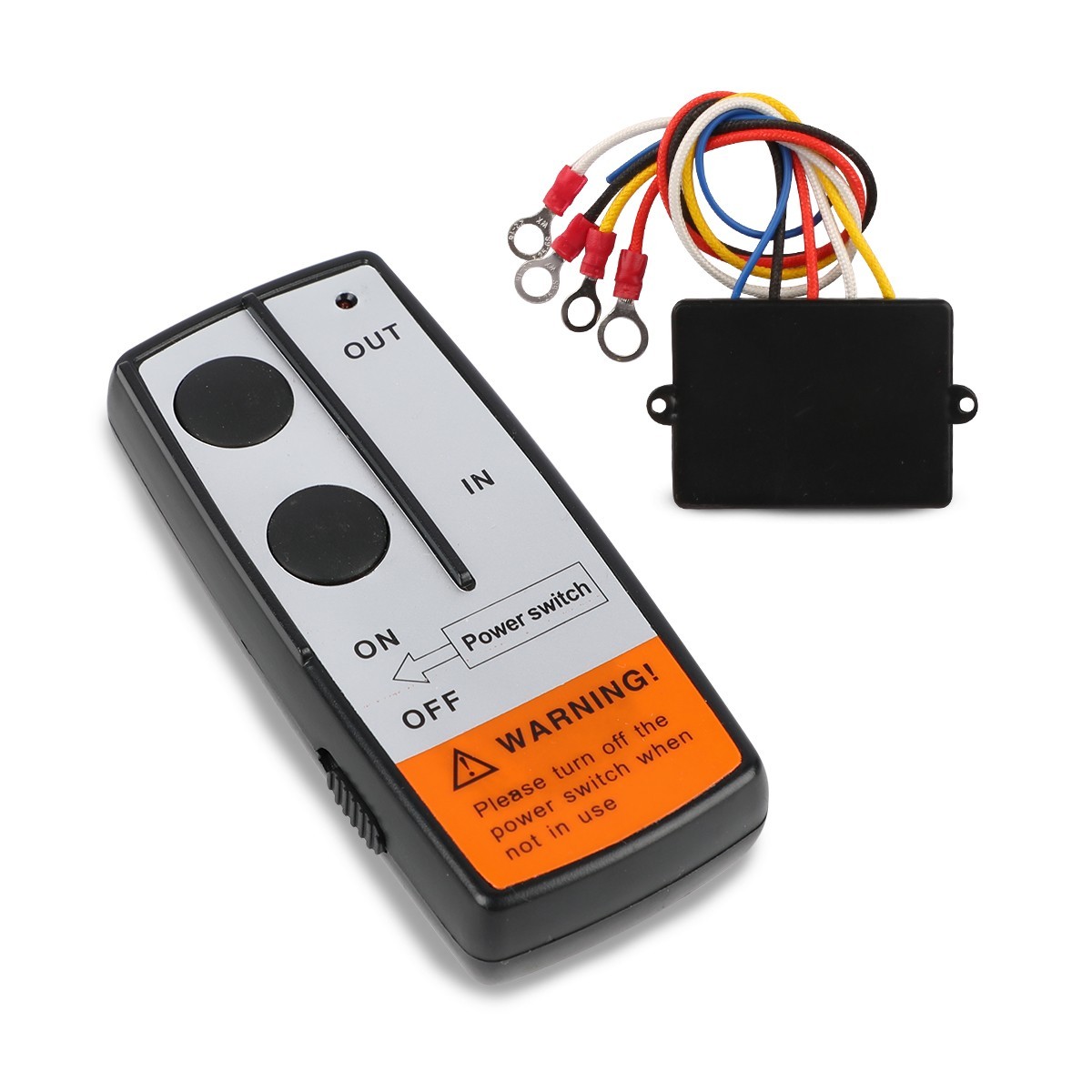 Wireless Winch Remote Control Kit 12V Receiver 150ft Handset for All Winches 4WD