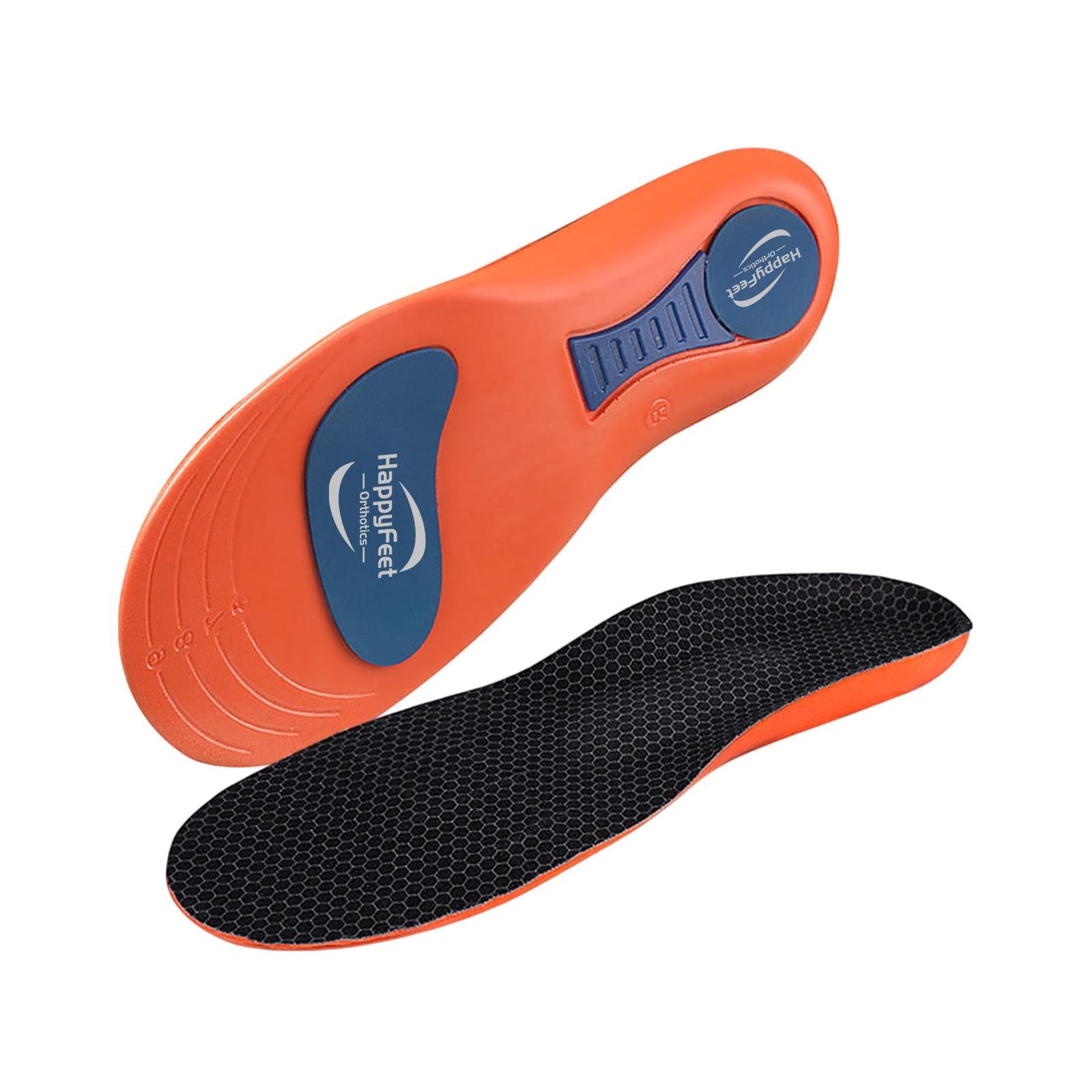 Happy Feet Plantar Fasciitis Insoles, Excellent Shock Absorption and Cushioni...