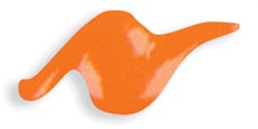 Scribbles 3D Fabric Paint 1oz-Shiny - Bright Orange