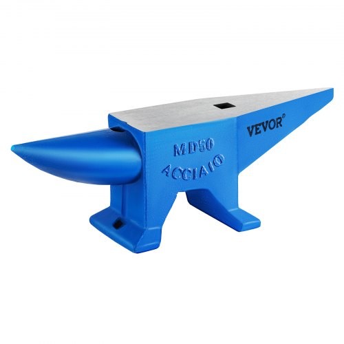 VEVOR 105Lbs Single Horn Anvil Cast Steel Anvil Blacksmith for Sale Forge Tools