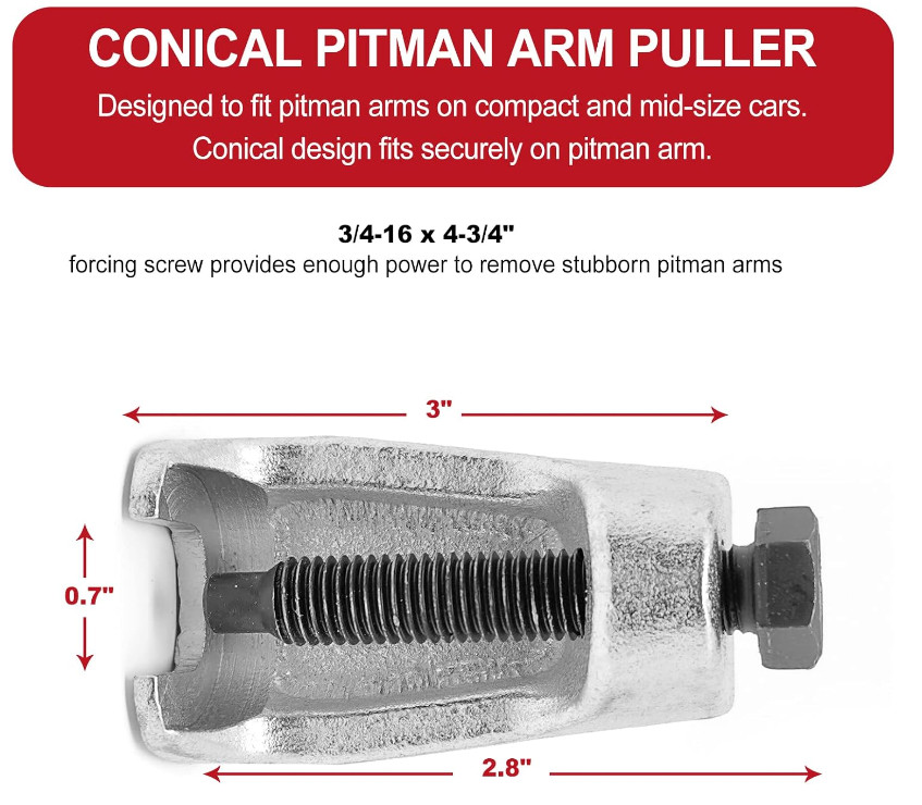 Separador De Rotula De 5 Piezas Extractor De Brazo Pitman Para Servicio Frontal