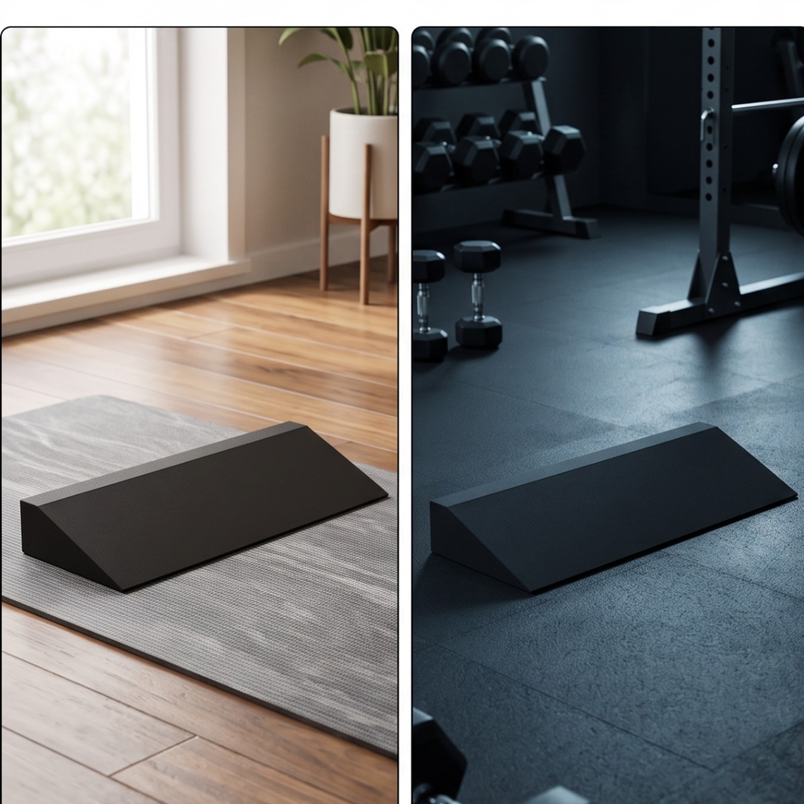 Deep-Knee Wedge Block EVA Calf Stretcher Dense for Stretching