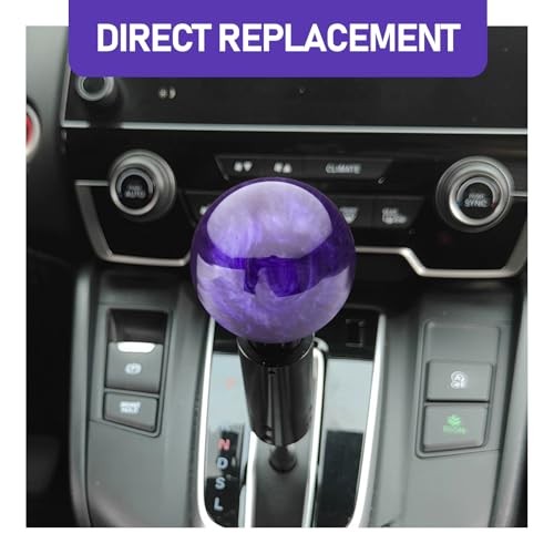 Automotive Modification Personalized Gearshift Head, Nebula Round 1 PC Purple