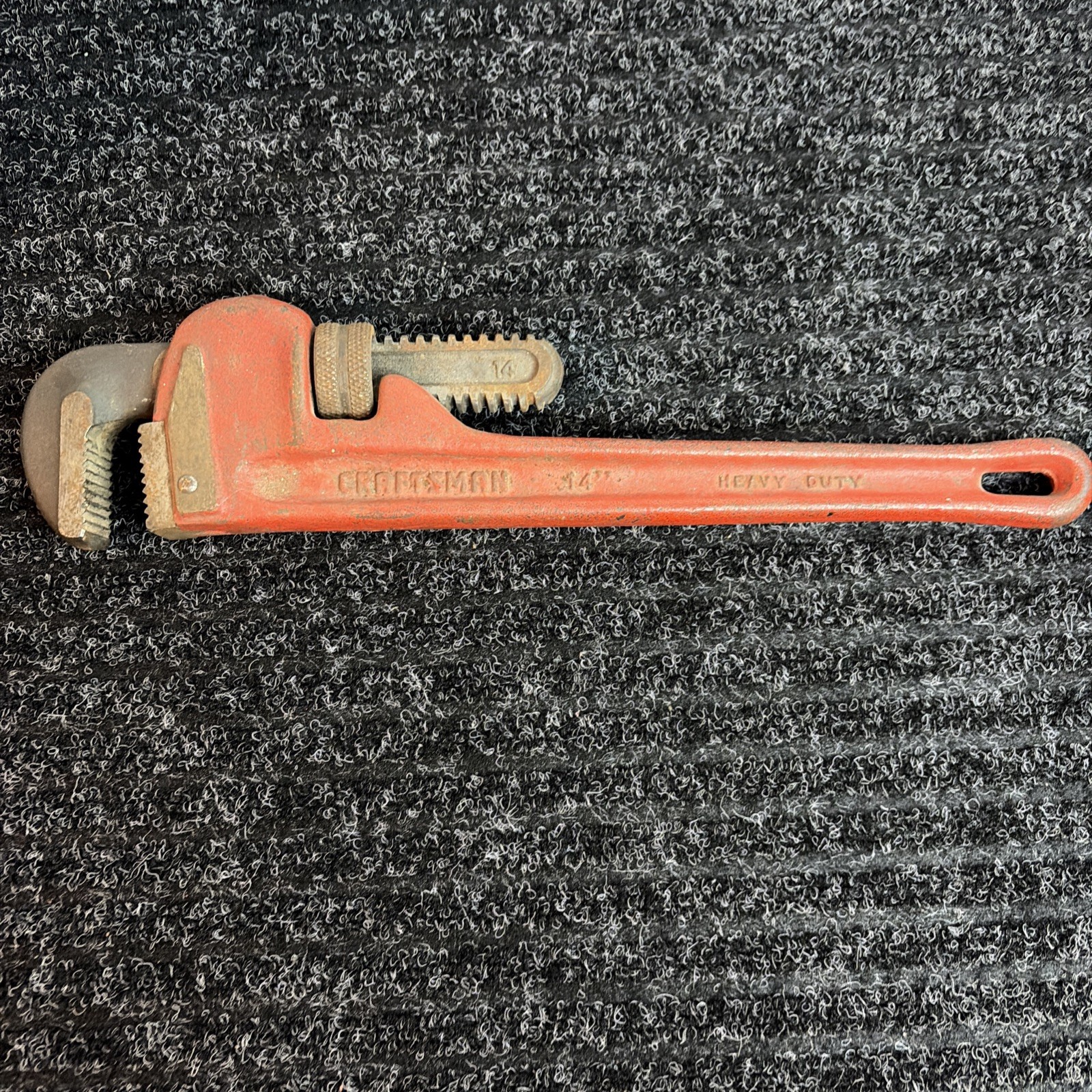 Vintage Craftsman 14" Pipe Wrench Heavy Duty 55677 Made In USA Guaranteed 🇺🇸
