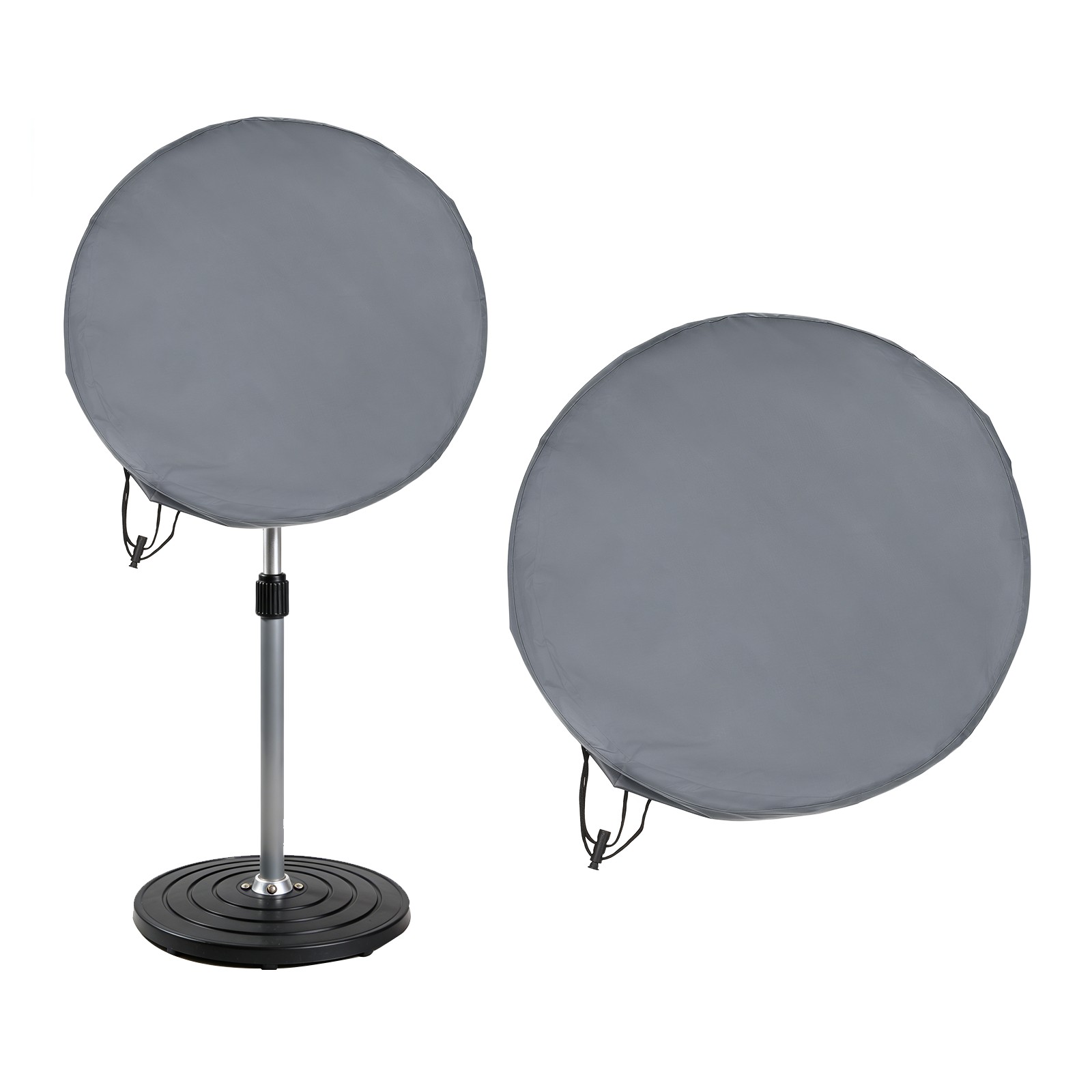 Industrial Fan Cover (20'') - High Velocity Floor Fan Protector, Gray