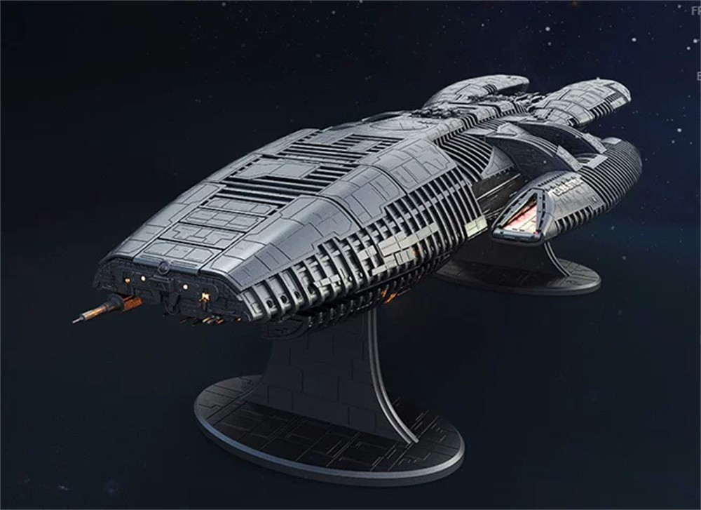 1/4000 3D Printing Battlestar Galactica Battleship Assemble Model W/Base Part