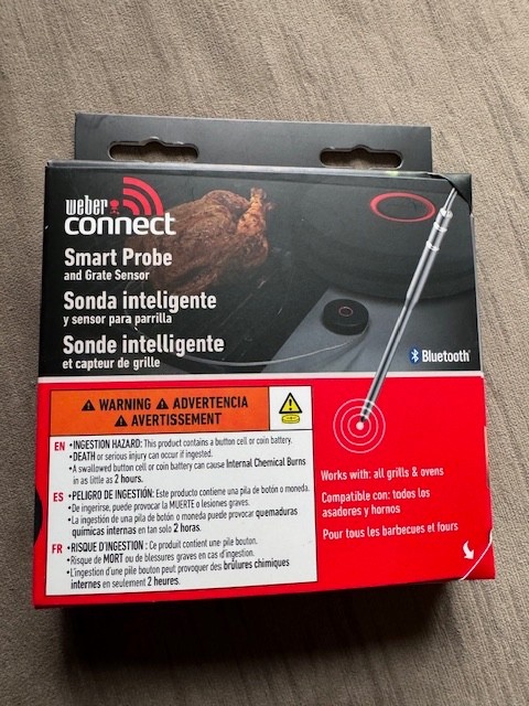 NEW Weber Connect  Smart Probe & Grate Sensor- Bluetooth Thermometer SEALED