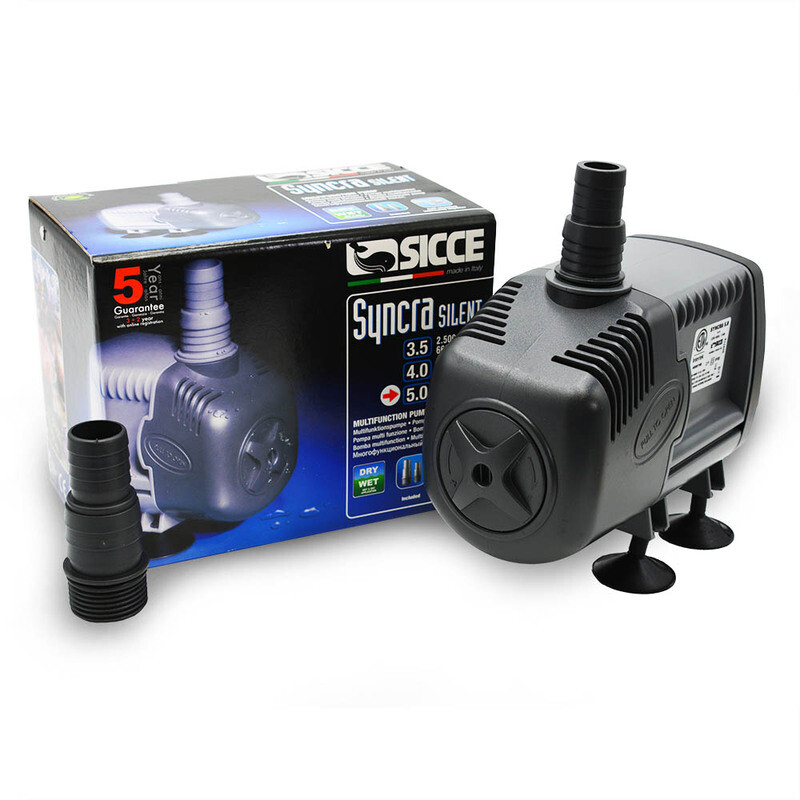 SICCE SYNCRA SILENT 5.0 MULTIFUNCTION SUBMERSIBLE WATER PUMP  1321 GPH  SIC110