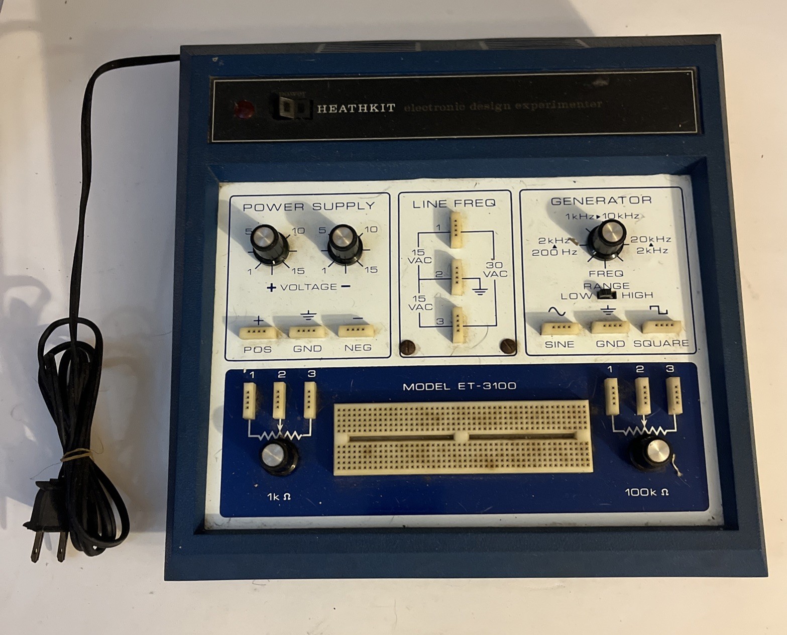 Heathkit Vintage ET-3100 Electronic Design Experimenter Works