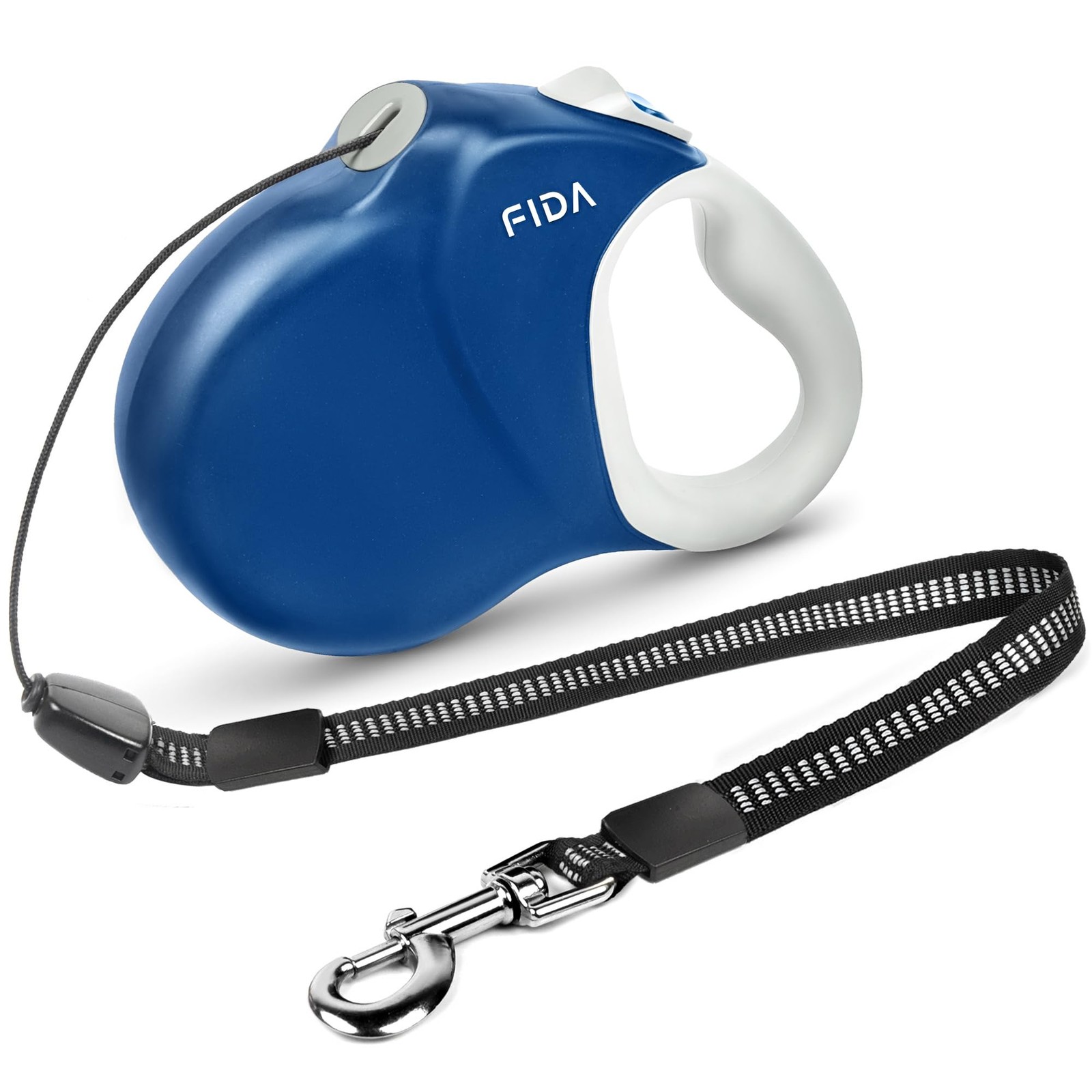 30FT Blue Retractable Dog Leash Heavy Duty 360 Tangle Free Lead Up To 110lbs