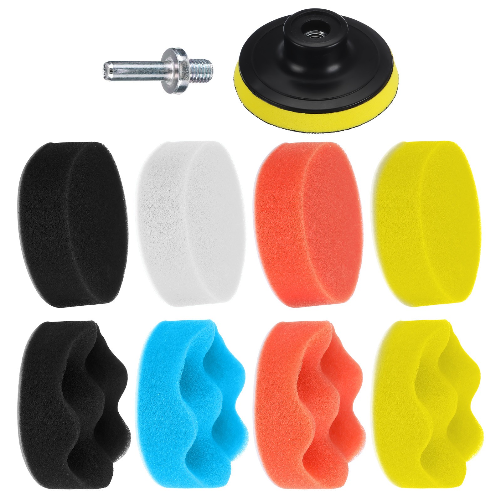 22 PCS 3 Inch Polishing Waxing Pad Sponge Buff Buffing Kit Set For Car Polisher