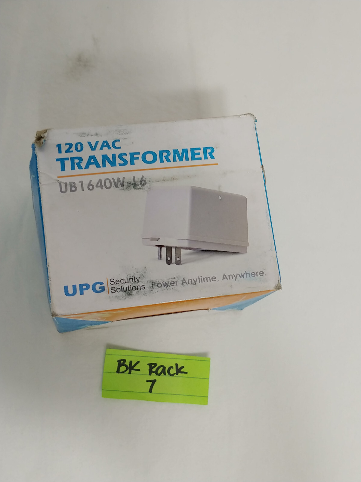 UPG Security Solutions Model No. UB1640W-L6 - 120VAC Transformer (Lot of 7) NOS