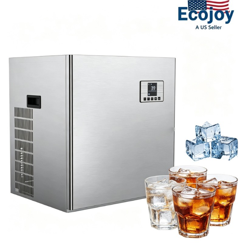 580Lbs Commercial Ice Maker Machine  Head Stainless Steel Ice Machine Self-clean