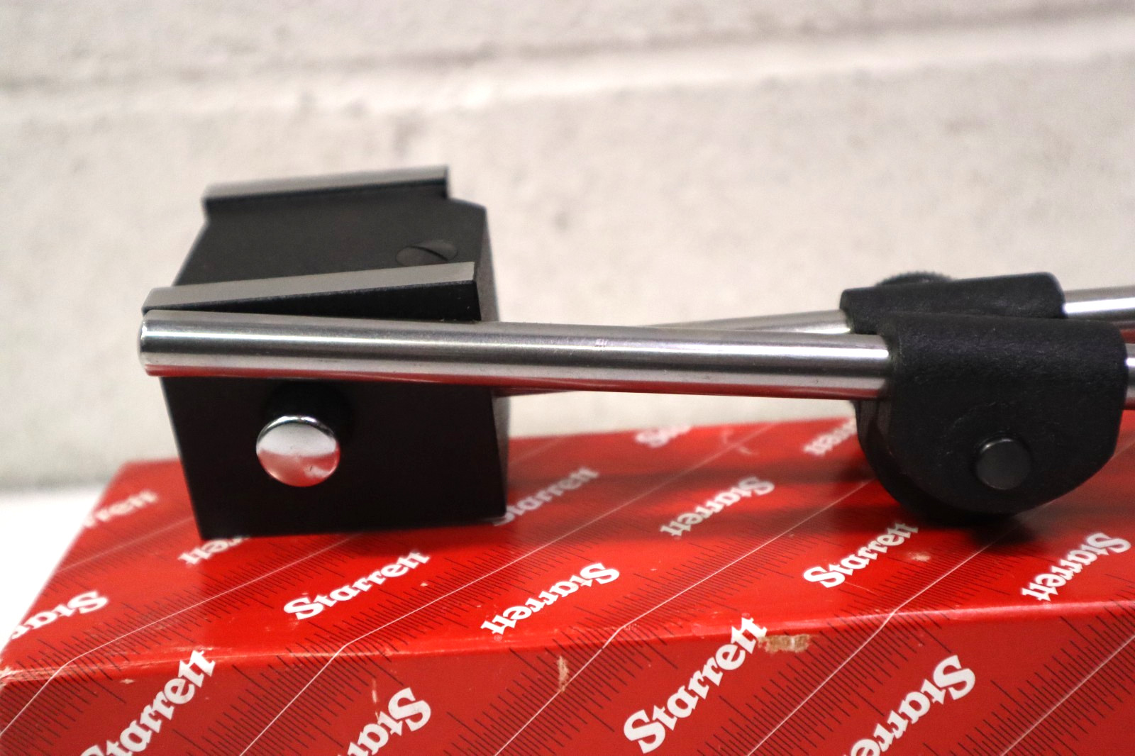Starrett No. 657D Magnetic Base - Indicator Holder Tool W/O Indicator