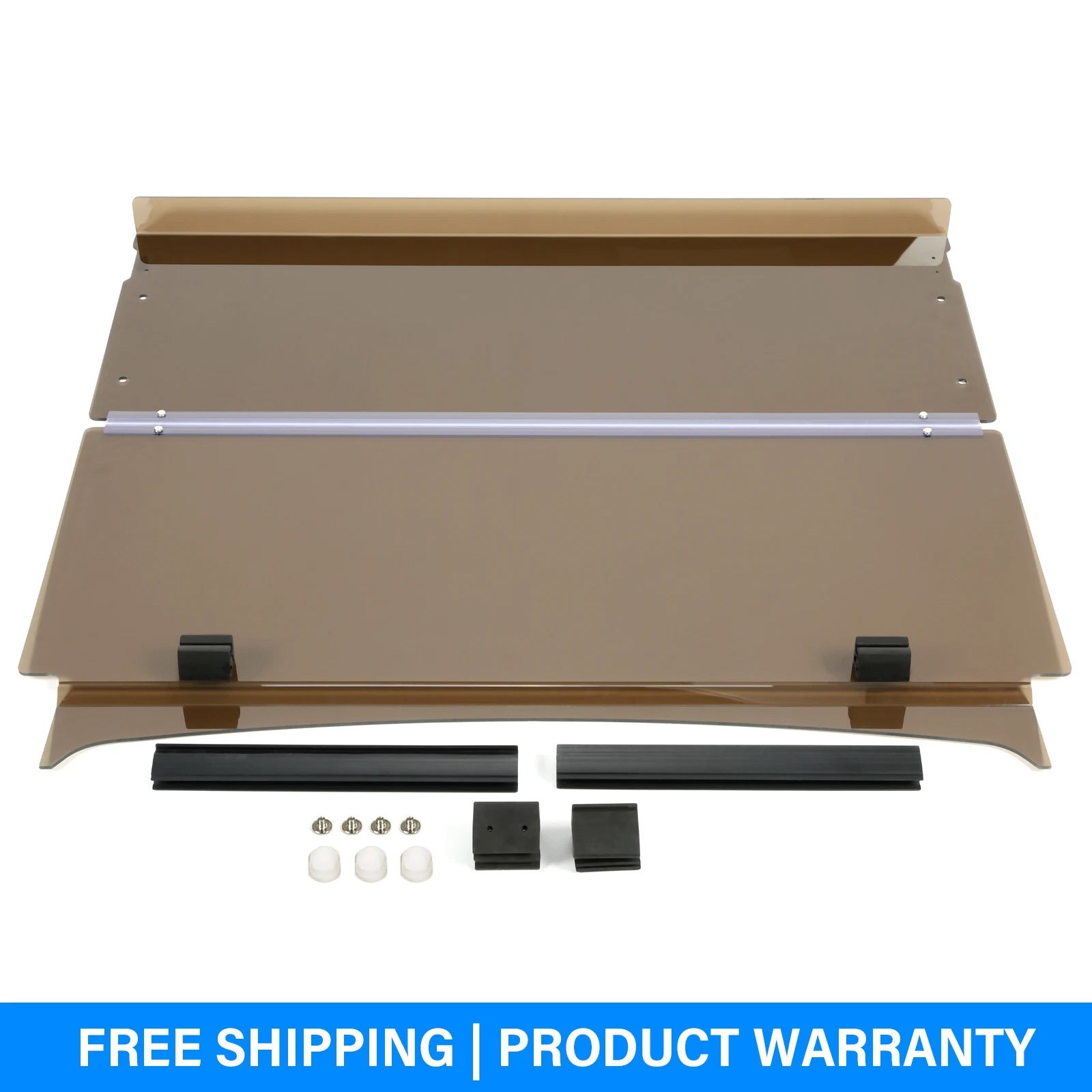 Flip Folding Tinted Windshield For Yamaha Drive 2 Drive2 2017-UP Golf Cart