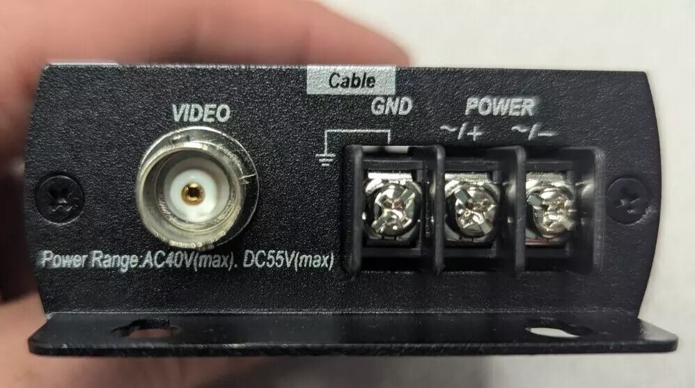 CCTV Video & 12v Power Surge Protector BNC Connectors