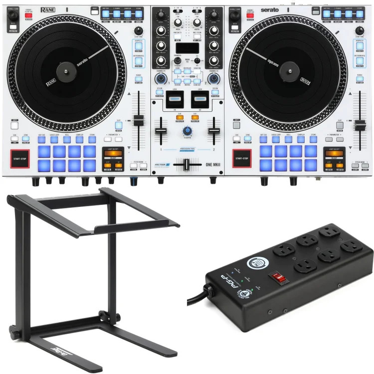 Rane One MKII DJ Controller with Stand and Power Conditioner