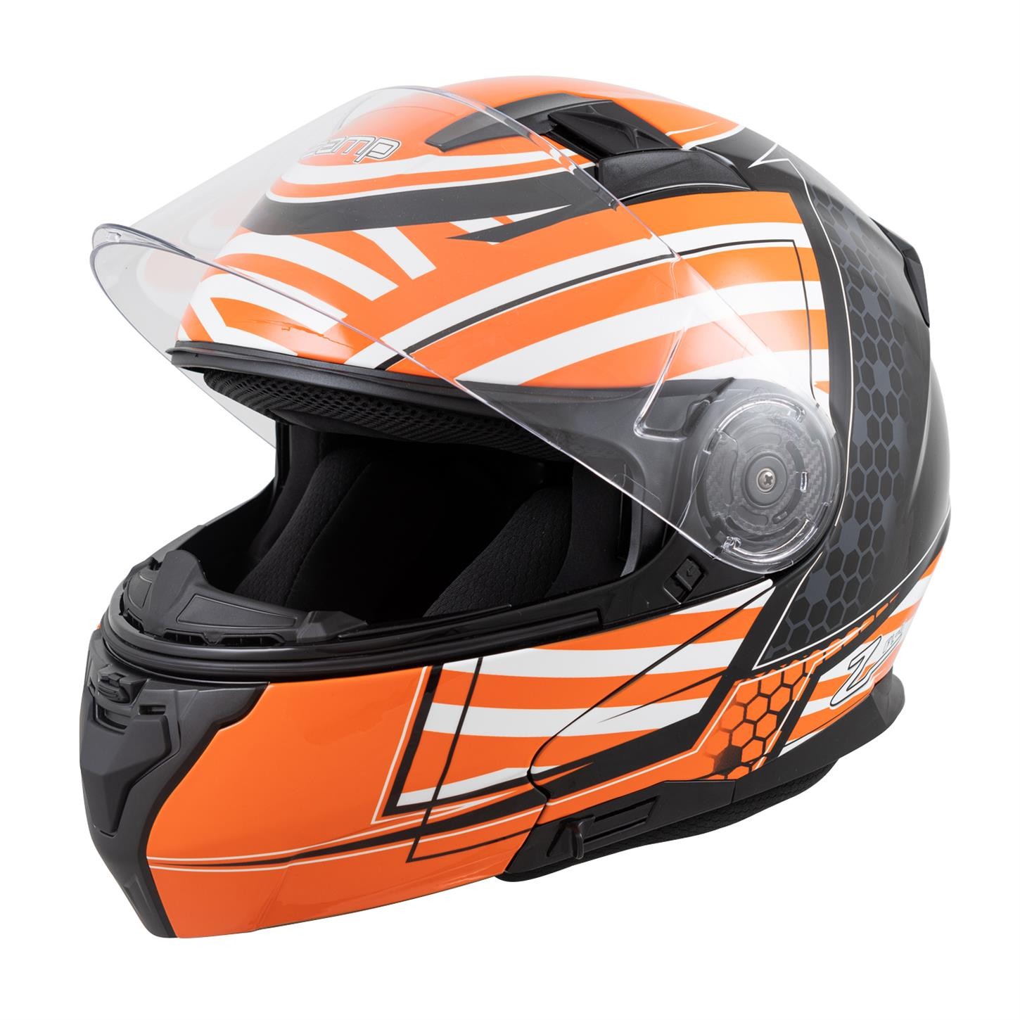 Zamp FL-4 DOT Helmet, Gloss Black, Medium