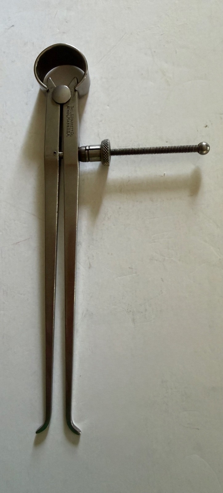 VINTAGE STARRETTE  7" INSIDE CALIPERS..FINE ADJUSTMENT..MACHINIST TOOL