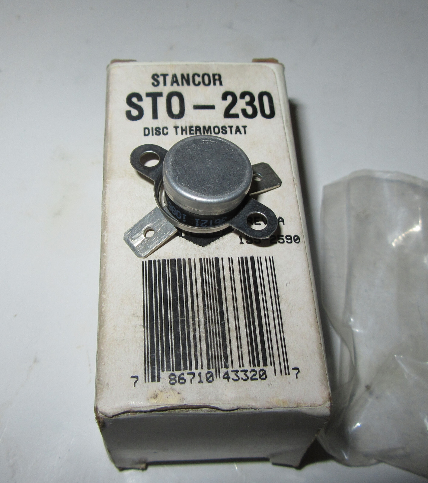 STANCOR STO-230 DISC THERMOSTAT