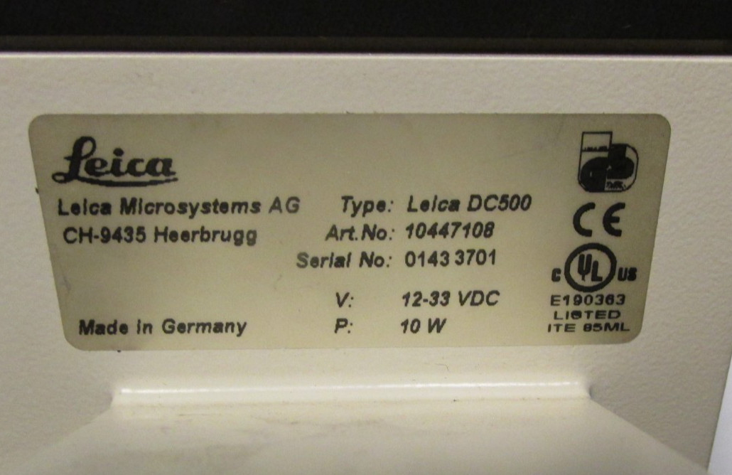 Leica DC500 microscope camera