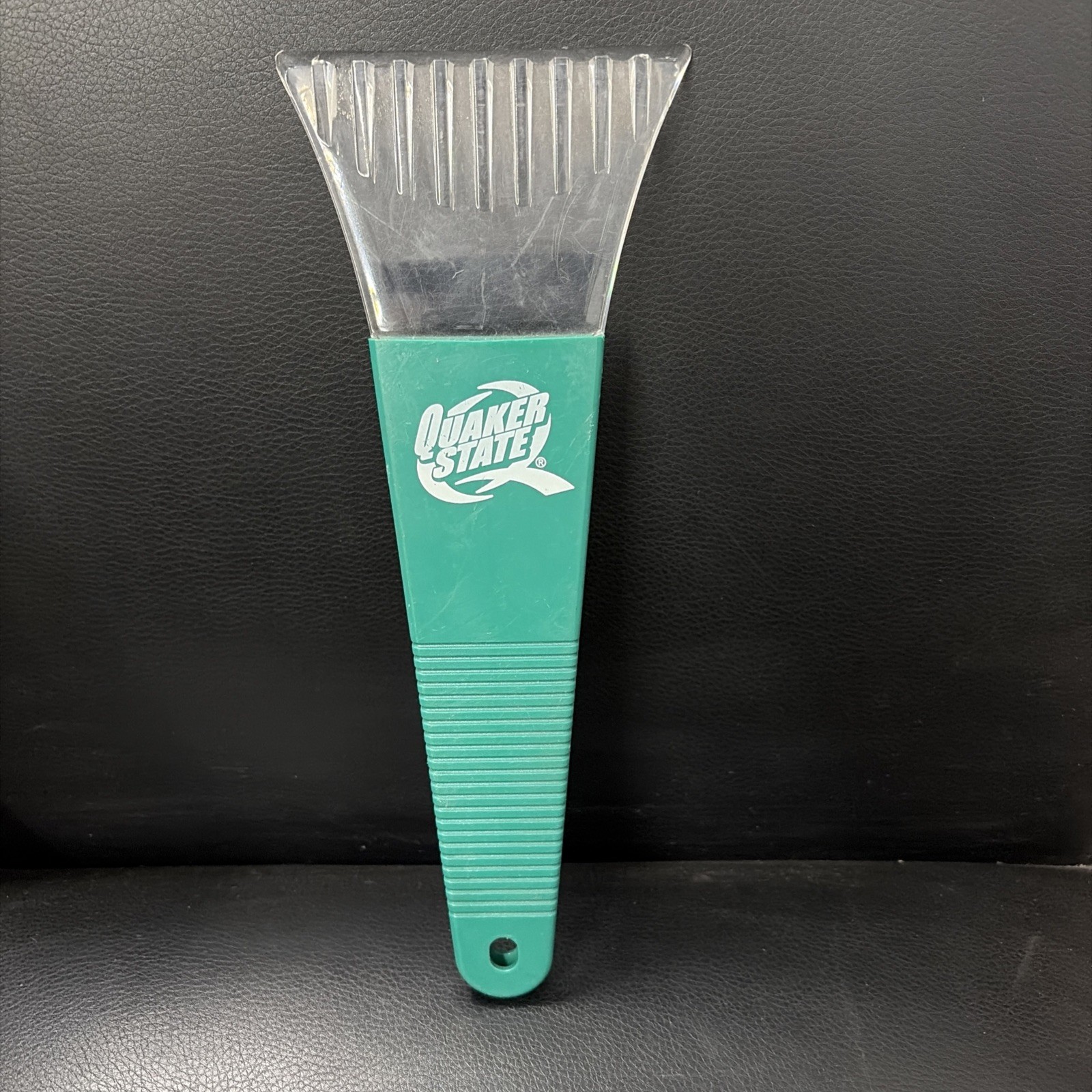 Vintage Quaker State Ice Scraper For Car Windshield, Vehicle Window Ice Remover
