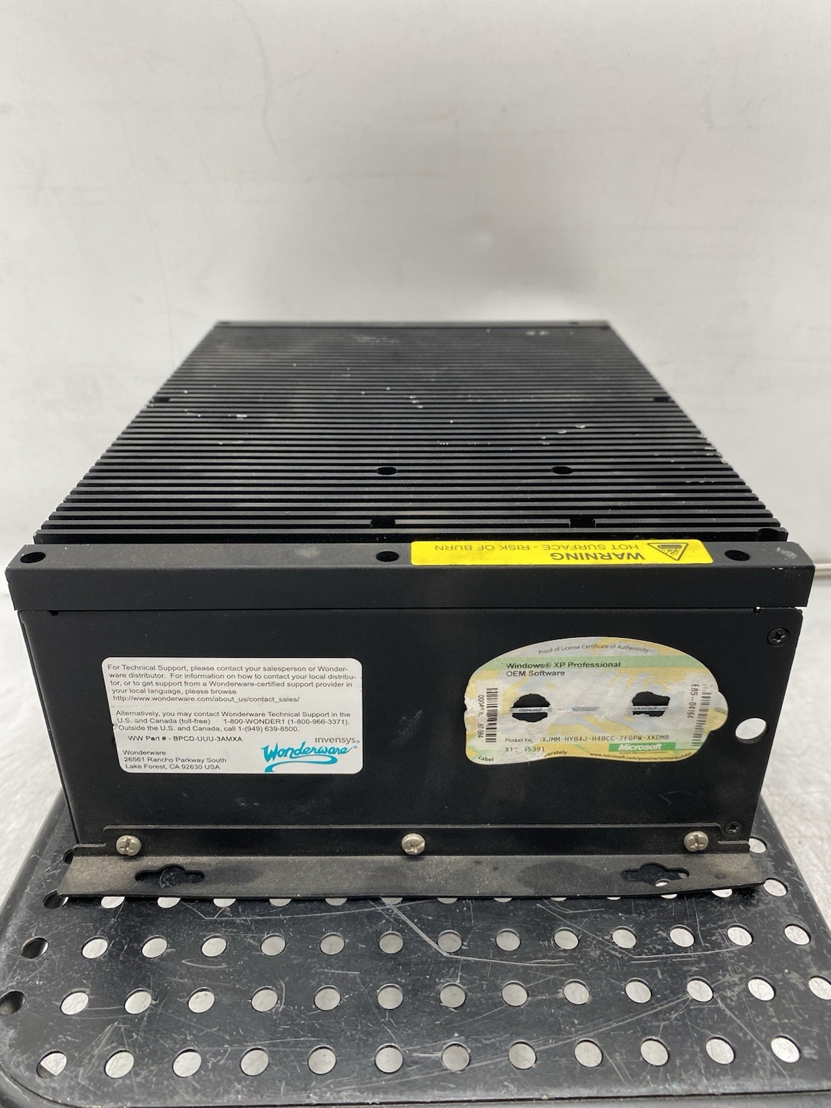 ARISTA BoxPC-128M Windows XP Professional Interface