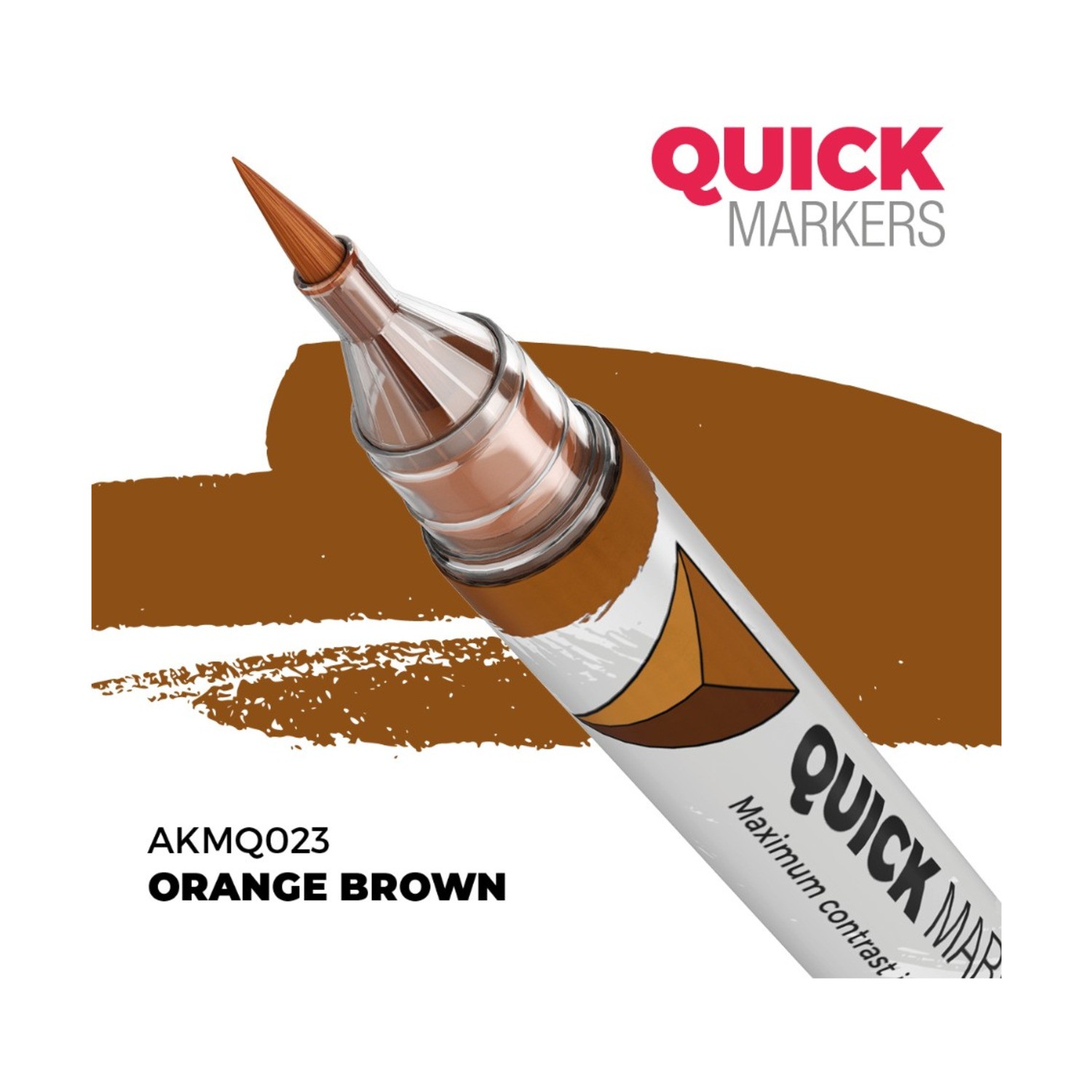 AK Paint Quick Markers Orange Brown New