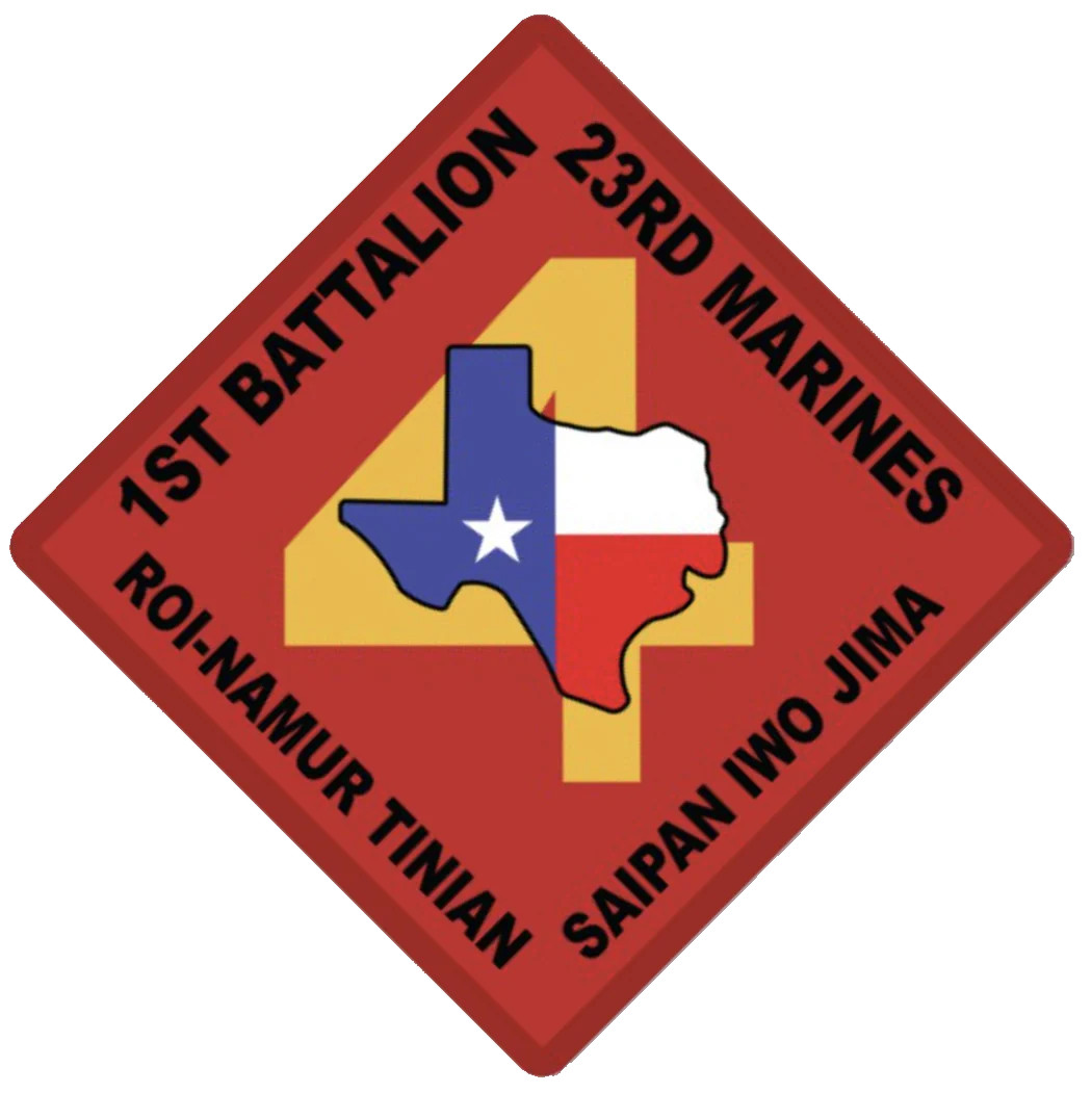 Officially Licensed 1st Bn 23rd Marines Sticker