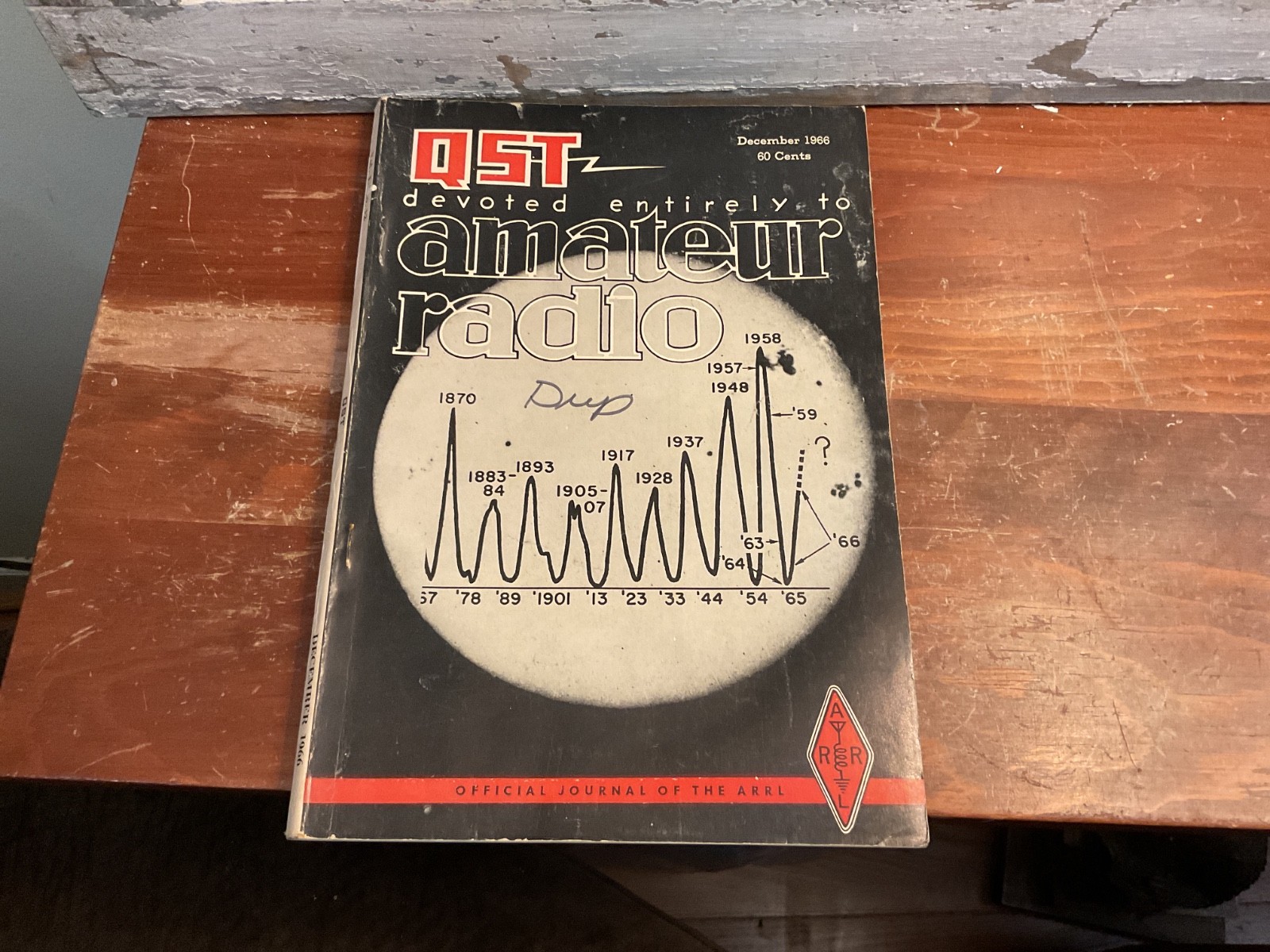 QST Devoted Entirely To Amateur Radio Magazine December 1966 Vintage Ham Radio