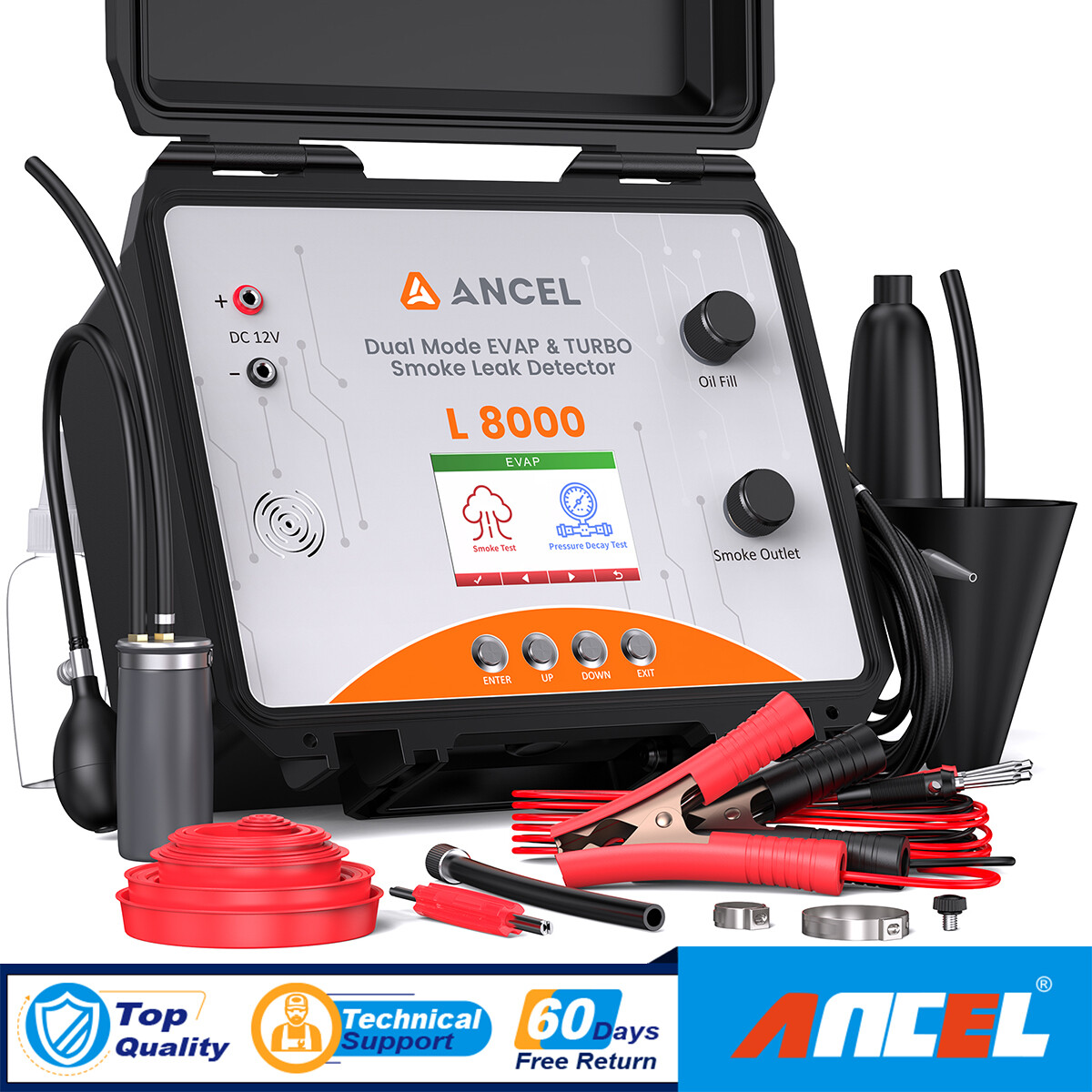 EVAP Smoke Machine Diagnostic Vacuum Leak Detection Tester Car Turbo Test