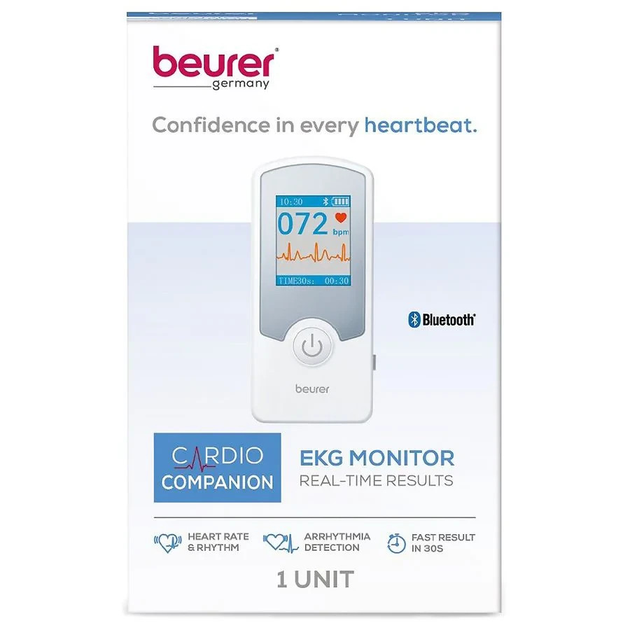 Beurer Bluetooth EKG Monitor Cardio Companion - Real Time Results