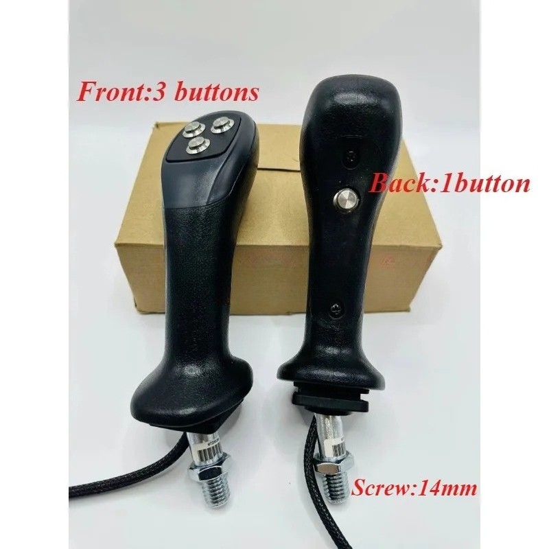 Excavator Retrofit Parts 4-Button Hydraulic Electric Control Joystick Handle kit