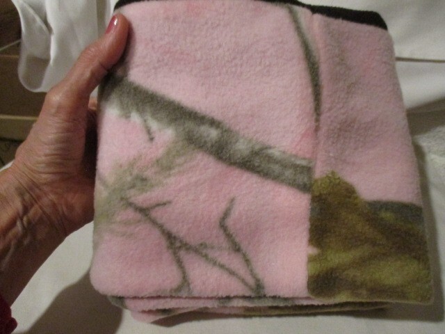 Endless Scarf 100% Polyester 8"W x 70" Around Pink/Black/Green