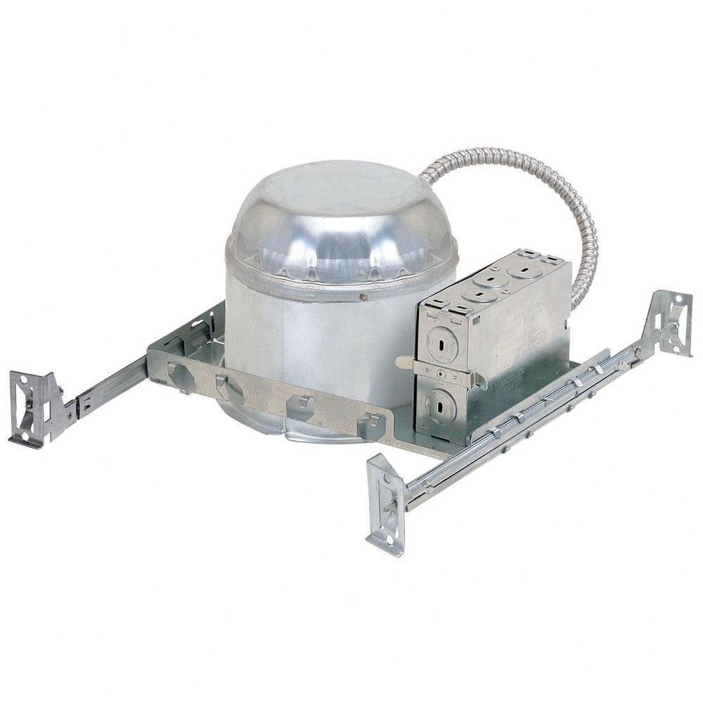 Set of 6 Nora Lighting NHIC-27QAT 6" Shallow Line Voltage Housing