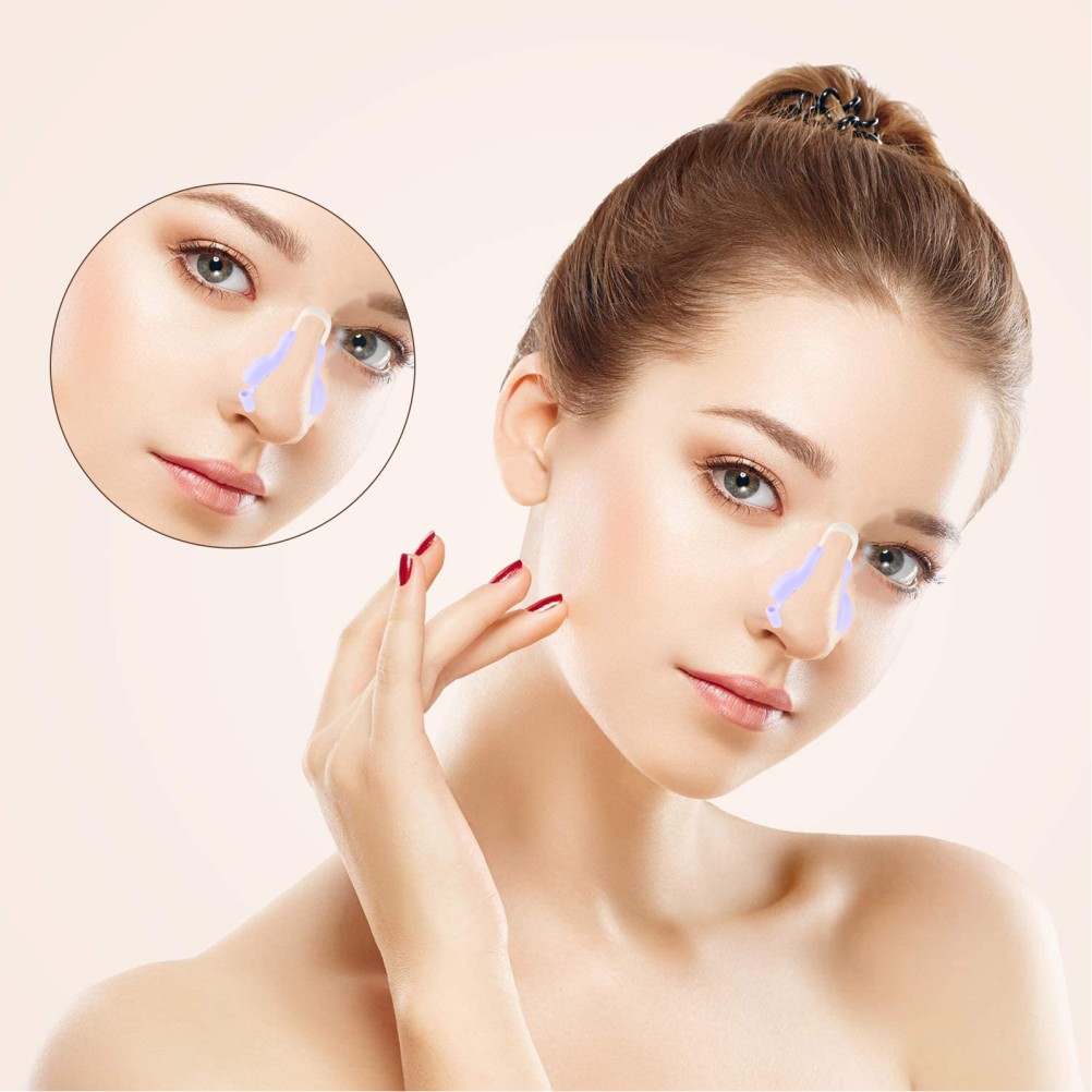 2Pcs Durable Silicone Nose Shaper Clips for Home Use Assorted Colors
