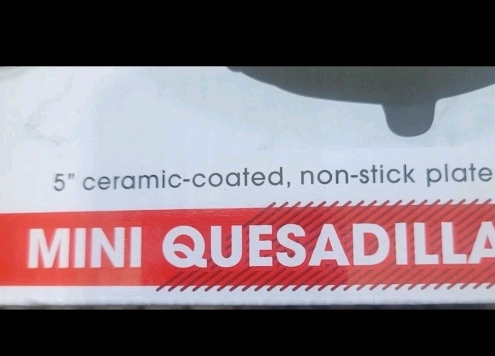 New MyMini Red Quasadilla Maker