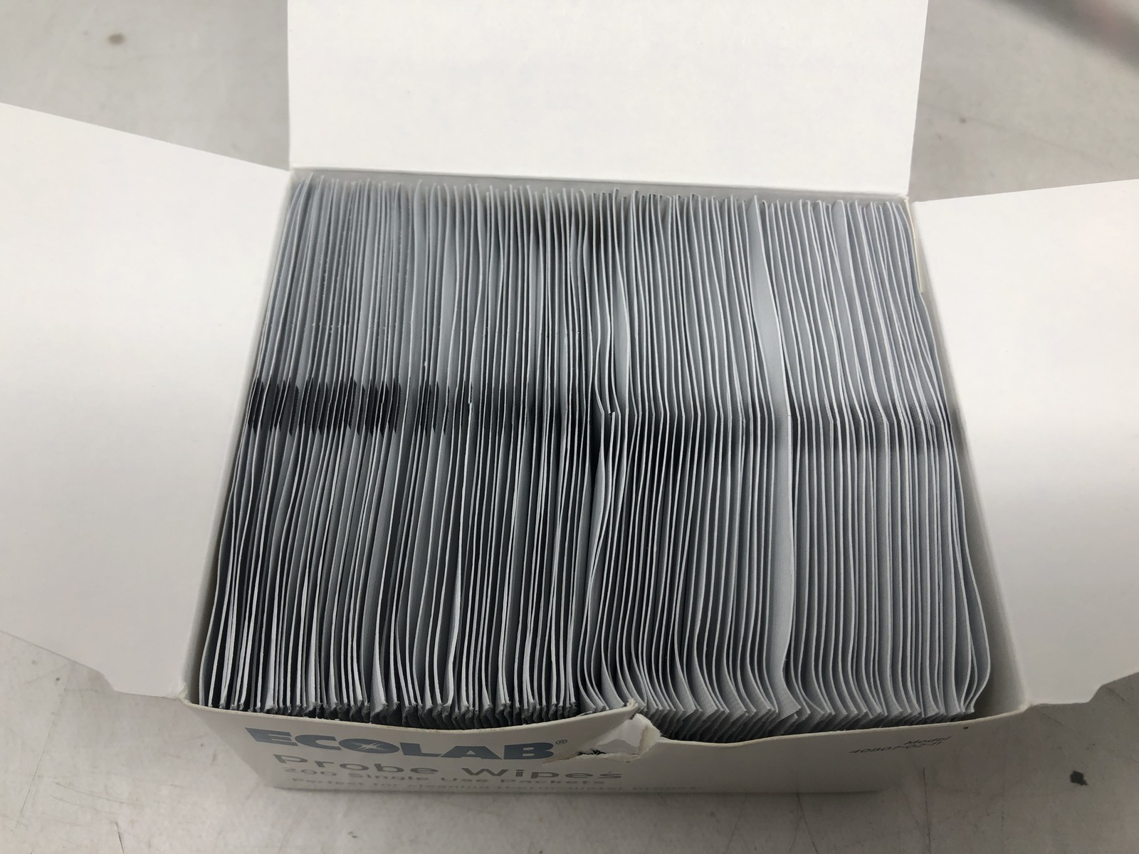 Ecolab Probe Wipes 200 Single Use Packets Model 40807-02-11