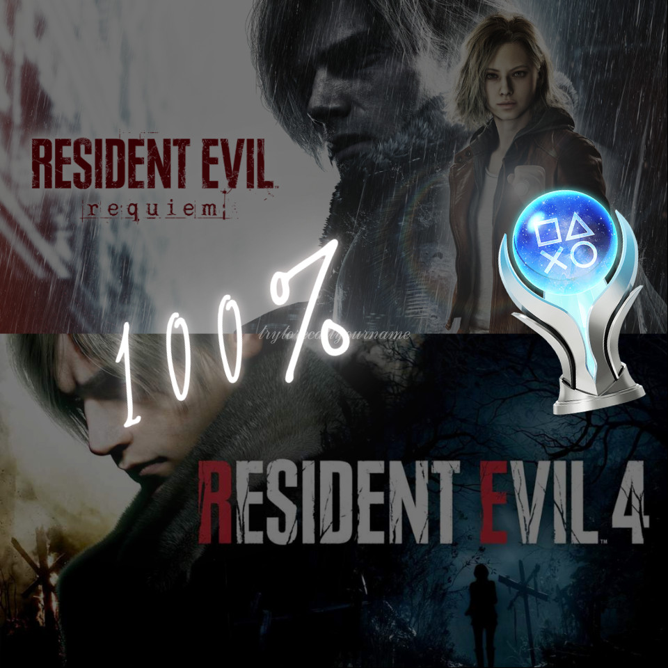 RESIDENT EVIL 9 RЕQ + RESIDENT EVIL 4 REMAKE PS4/PS5 Platinum Trophy Service HOT