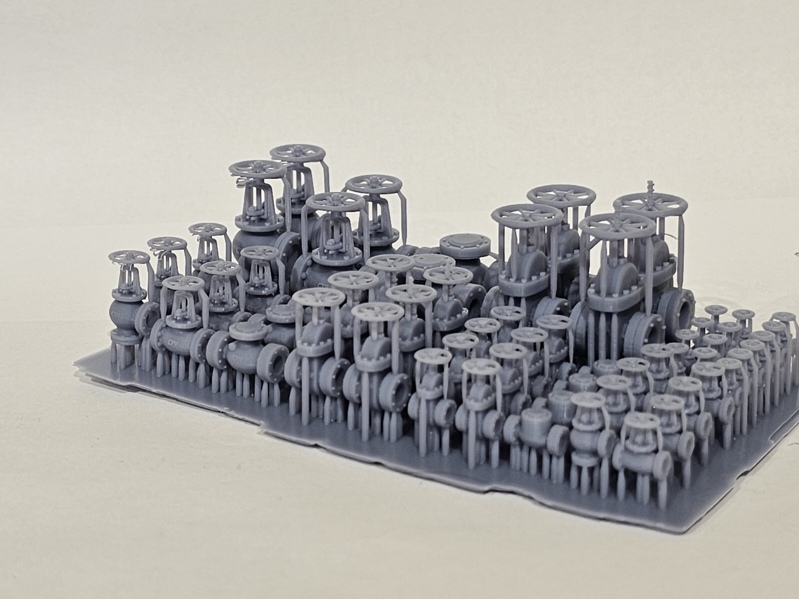 59 pieces Assorted Set O Scale Pipe and Valves Asst 1:48 Dioramas