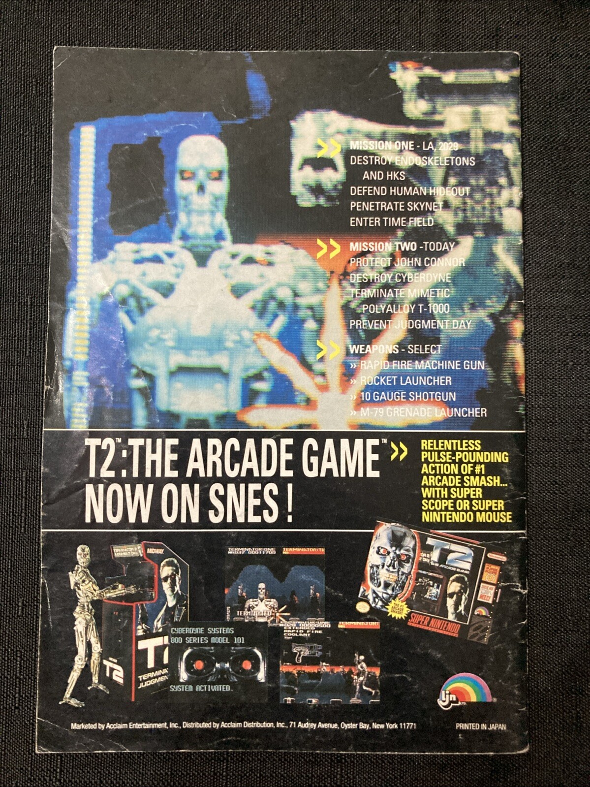 Mortal Kombat SNES Manual Only
