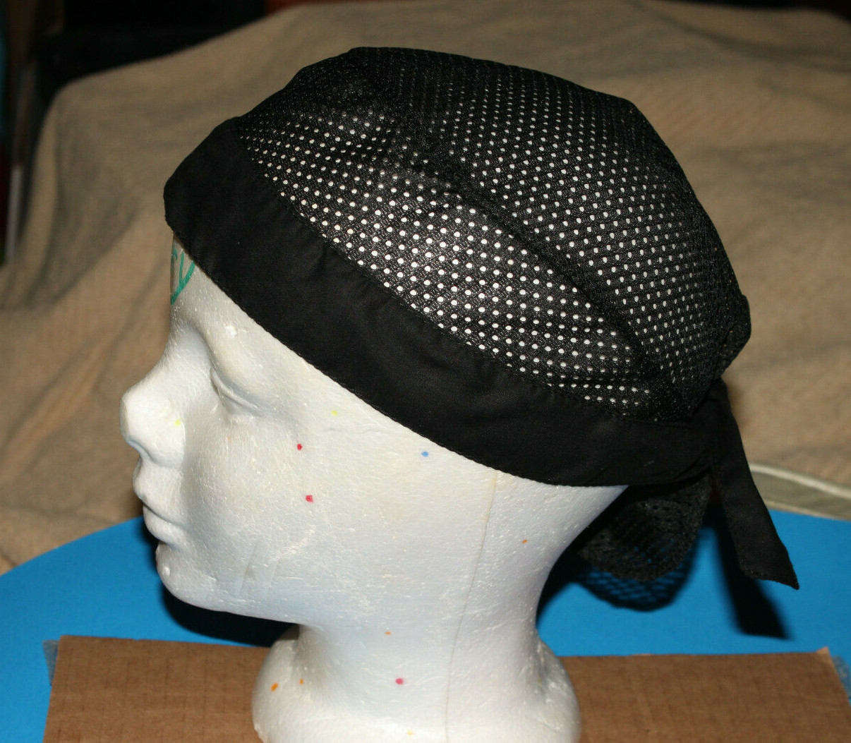 Daytona Head Wrap Mesh Motorcycle Du-Rag Doo Rag Skull Cap