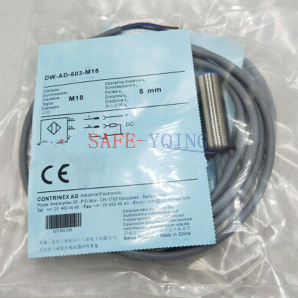 ONE For Contrinex Proximity Switch Sensor DW-AD-603-M18 New