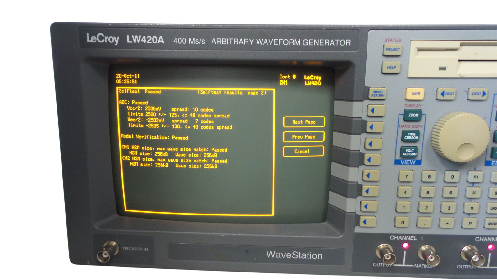 LECROY LW420A 400 Ms/s ARBITRARY WAVEFORM GENERATOR - Free Shipping