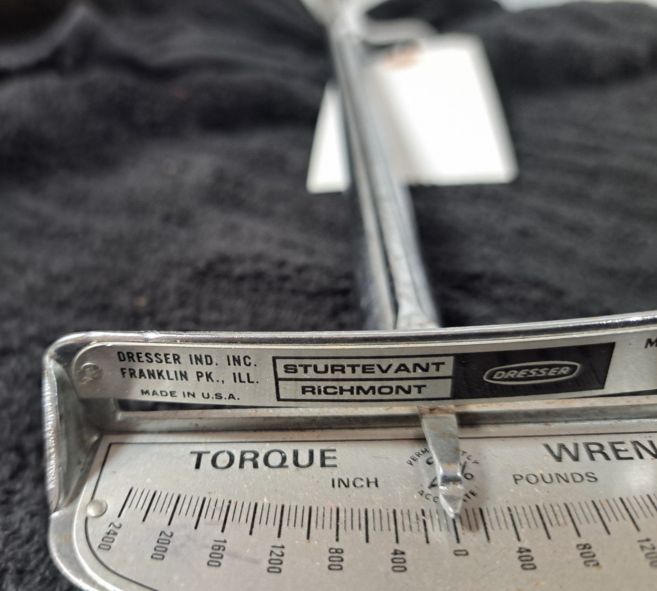STURTEVANT RICHMONT R 2400  METER R-2400I TORQUE  WRENCH