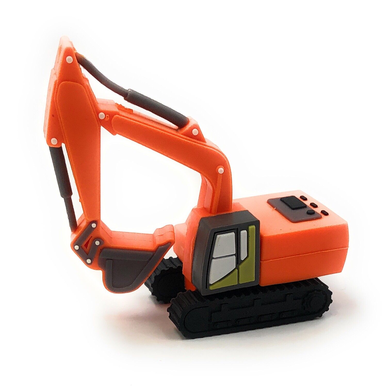 Excavator Construction Site Vehicle Orange Funny USB Stick Div Capacities