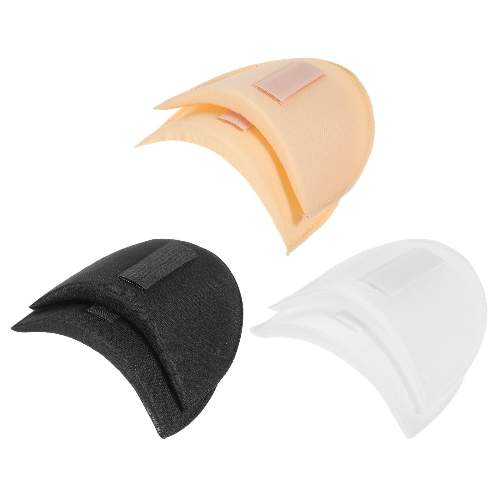3 Pairs Sponge Shoulder Pads Shoulder Enhancer Sewing Foam Pad for Blazer Suit