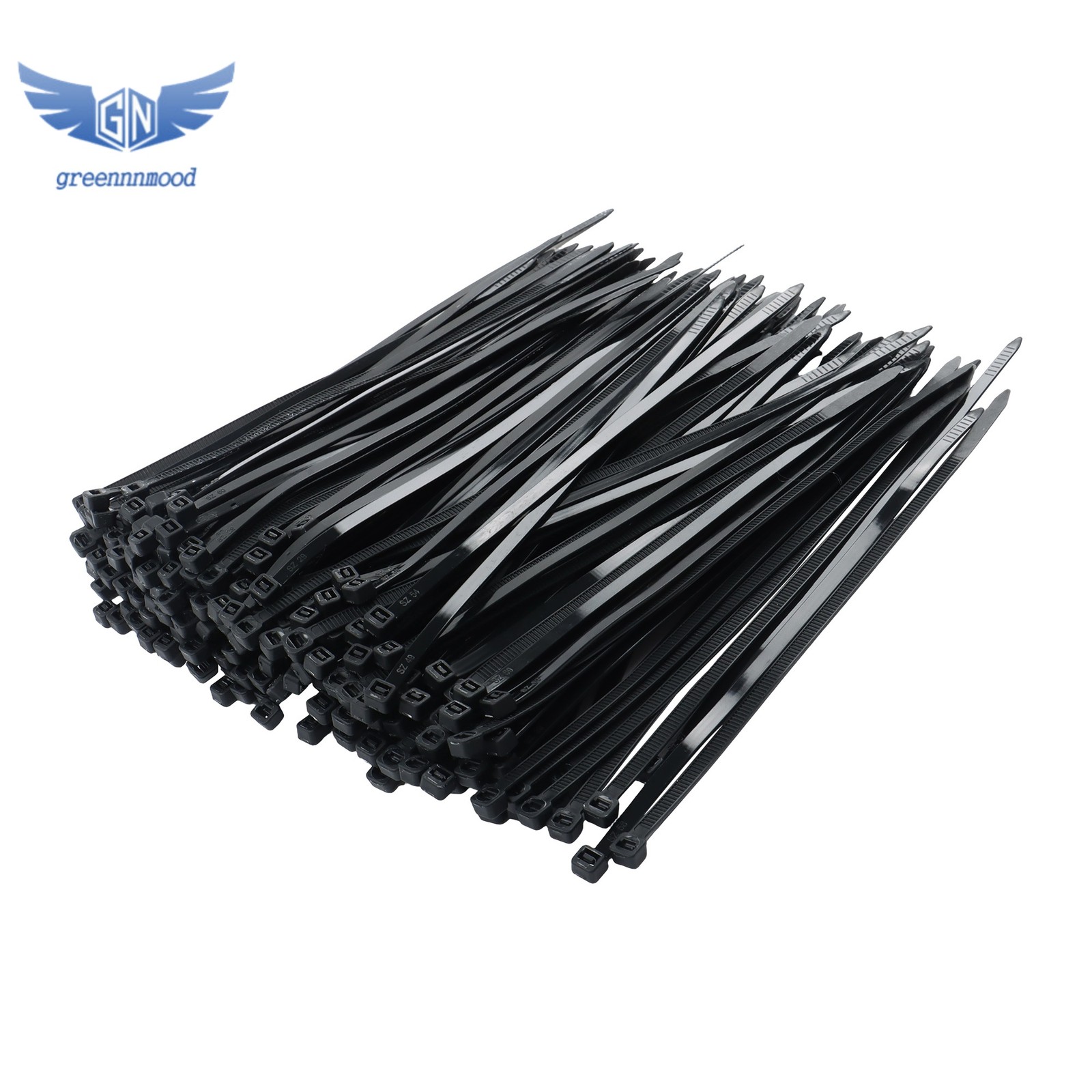 2500Pcs Self-Locking Cable Ties, 8 inch, Nylon, 60 lbs Tensile Strength