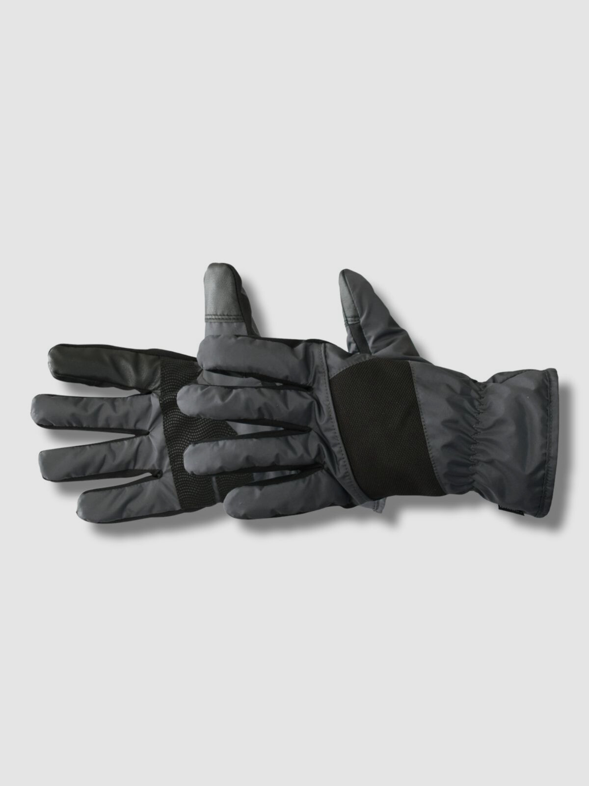 $62 Isotoner Men's Gray Signature SleekHeat Gloves Size S/M